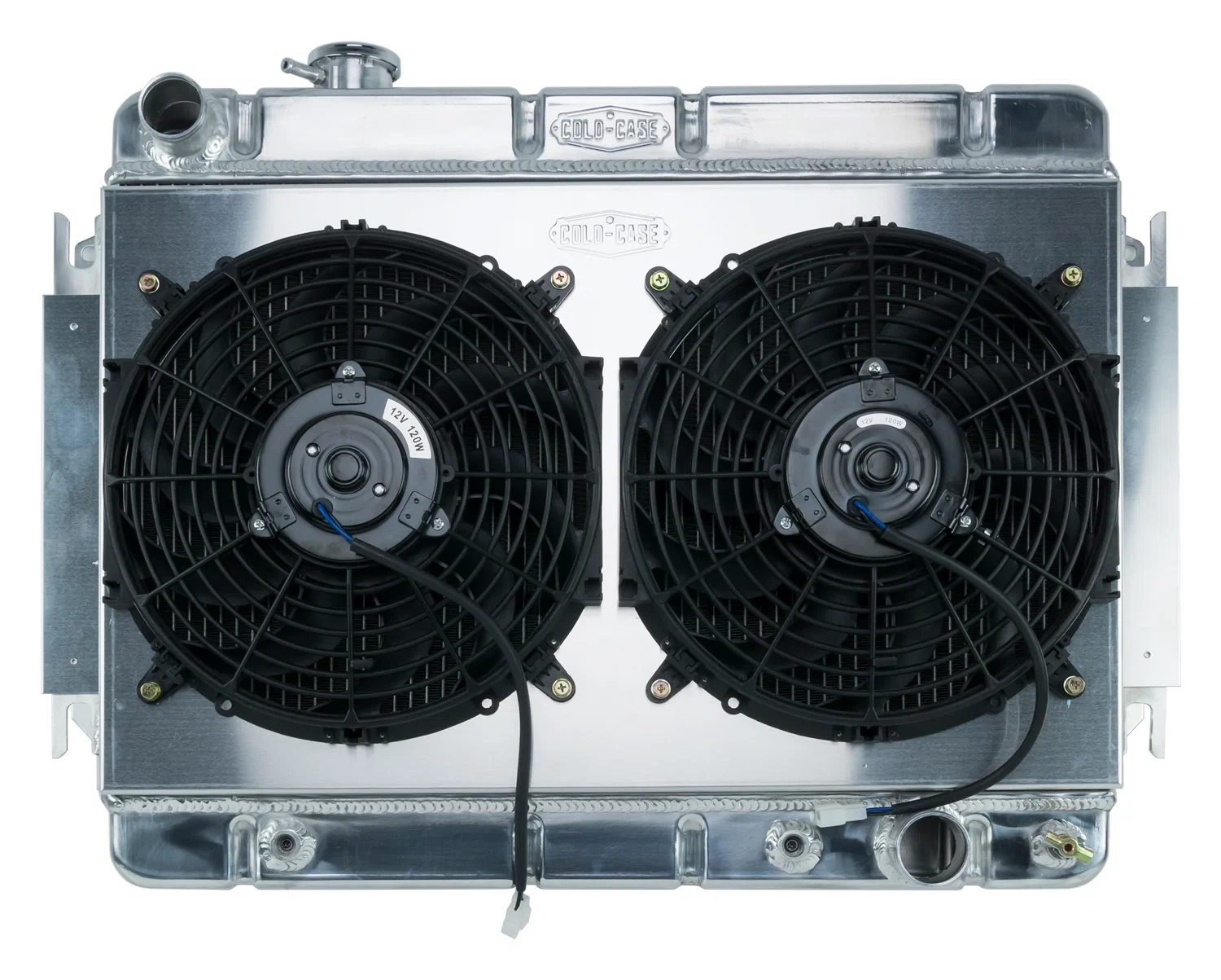 66-67 Chevelle _ El Camino Aluminum Radiator And Dual 12 Inch Fan Kit